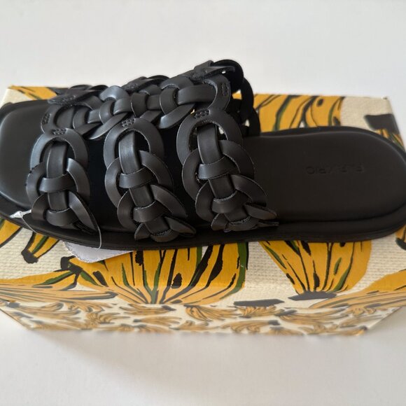 FARM Rio Black Circles Flat Sandal US 9 EU 40 New With Tags - Picture 4 of 4